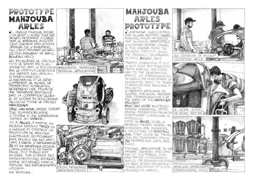 Projet Mahjouba de prototype de vhicule lectrique - Luma Arles