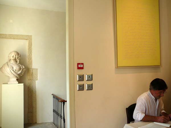 Ddicace de grard Depralon  Grignan - Photo Martine Lafon