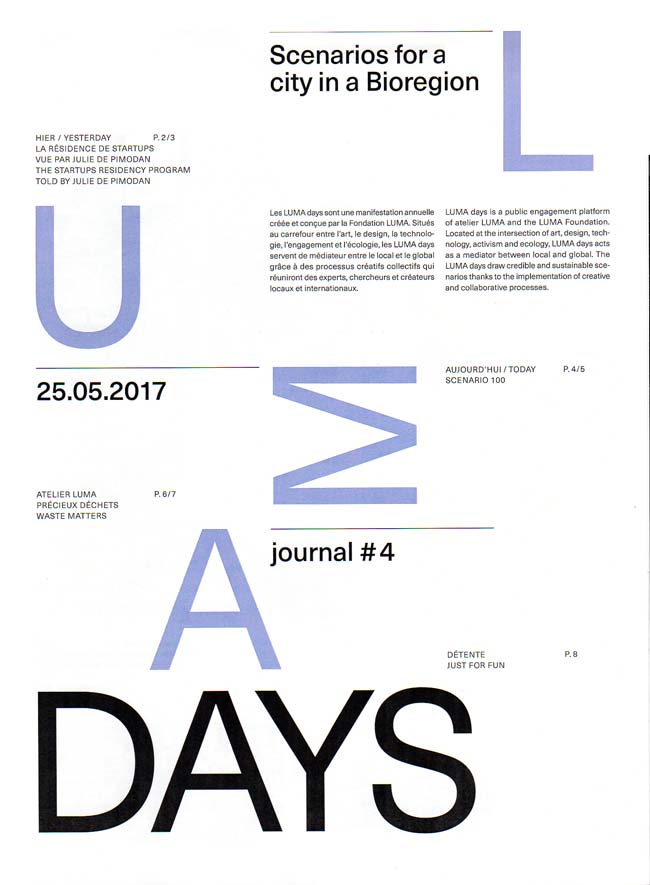 Reportage dessin pour le journal des LUMA DAYS