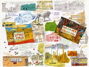 Planche dessine - Le bonheur est dans le trait