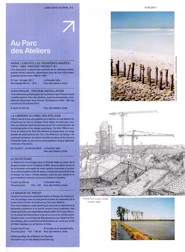 Illustration graphique pour le journal des LUMA DAYS